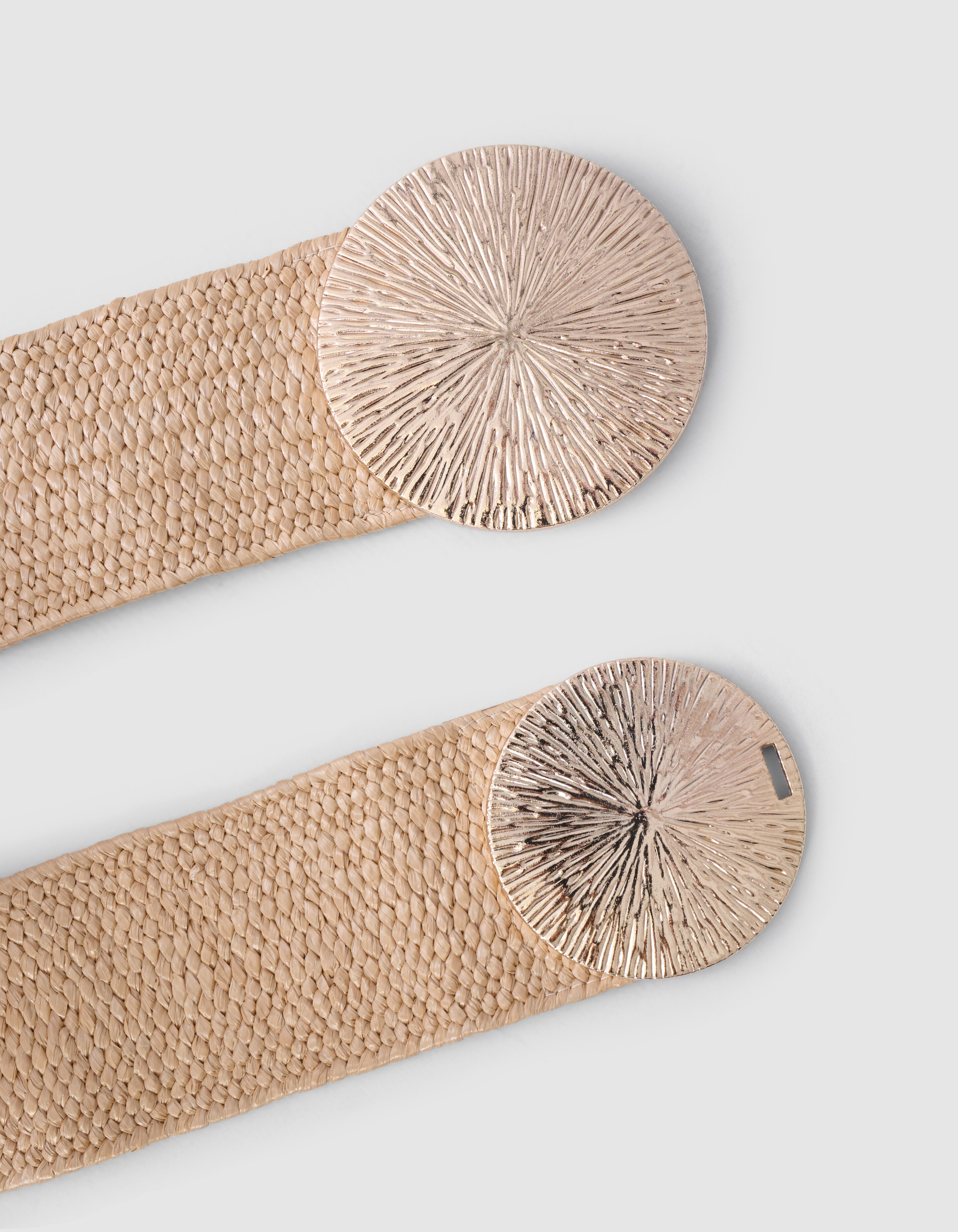 Gevlochten Riem Beige SHOEBY ACCESSOIRES