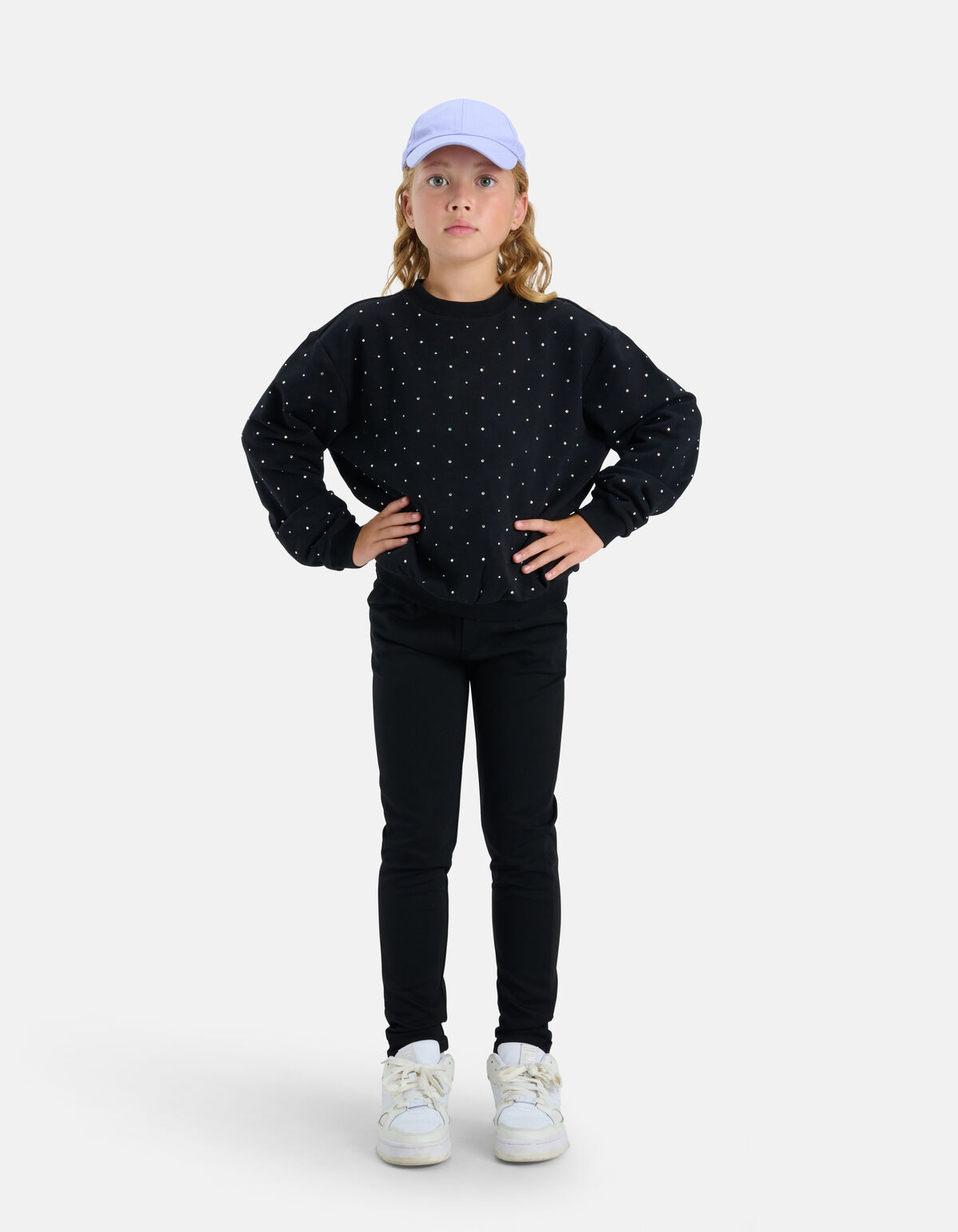 Slim Fit Pantalon Zwart Jill&Mitch