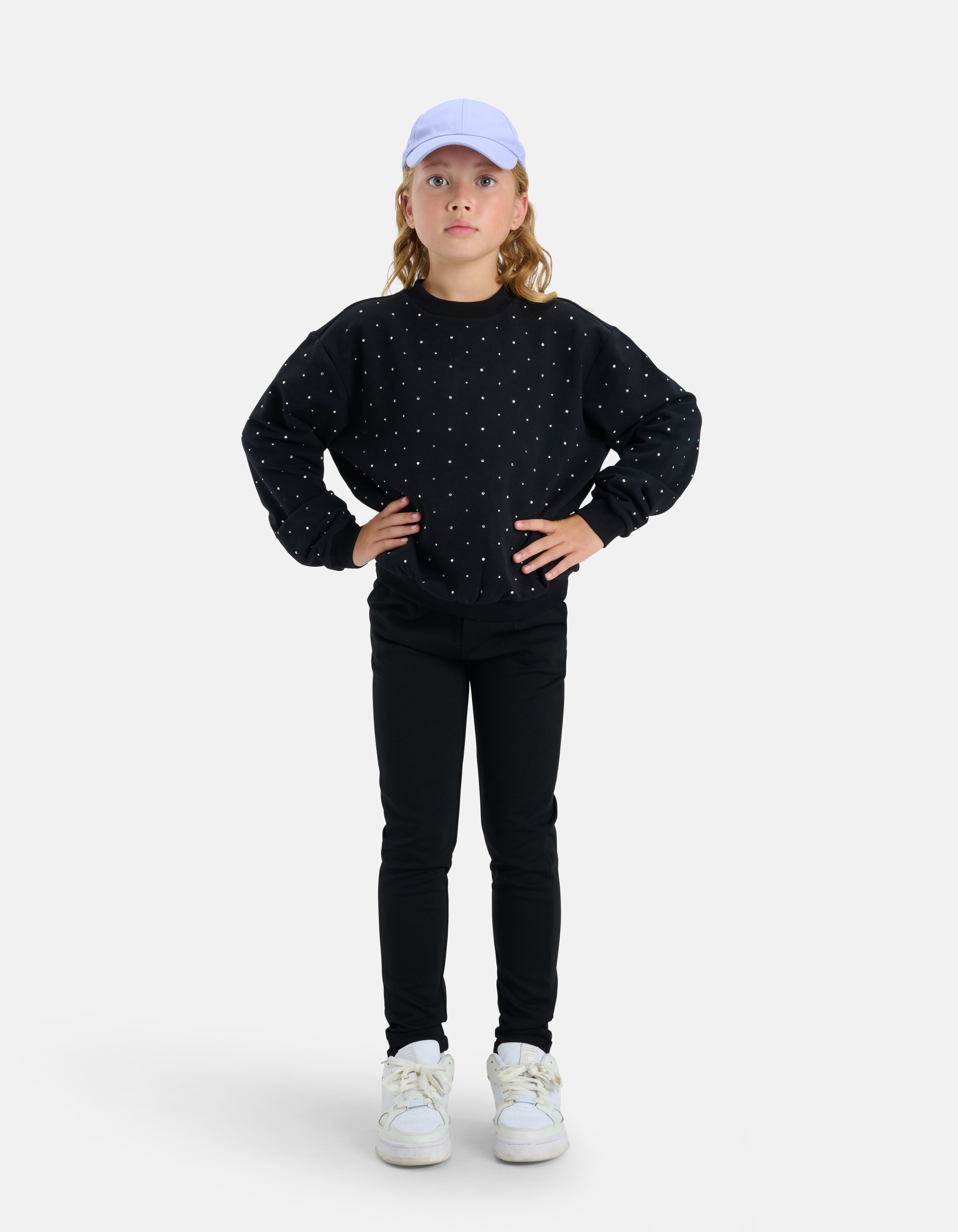 Slim Fit Pantalon Zwart Jill&Mitch
