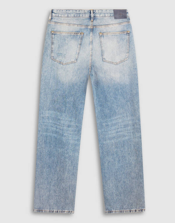 Relaxed Fit Jeans Blauw SHOEBY MEN