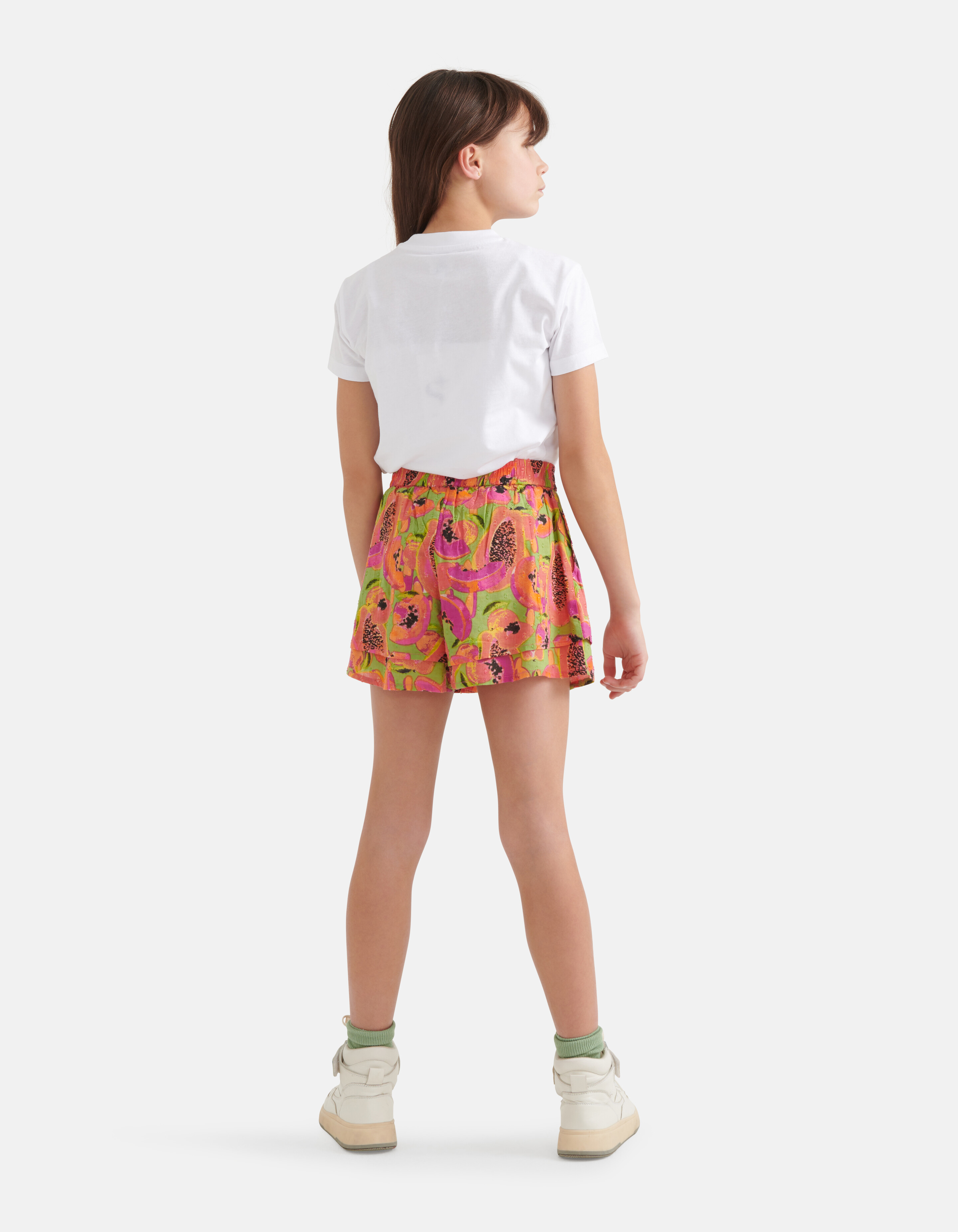 Fruit T-shirt Wit SHOEBY GIRLS