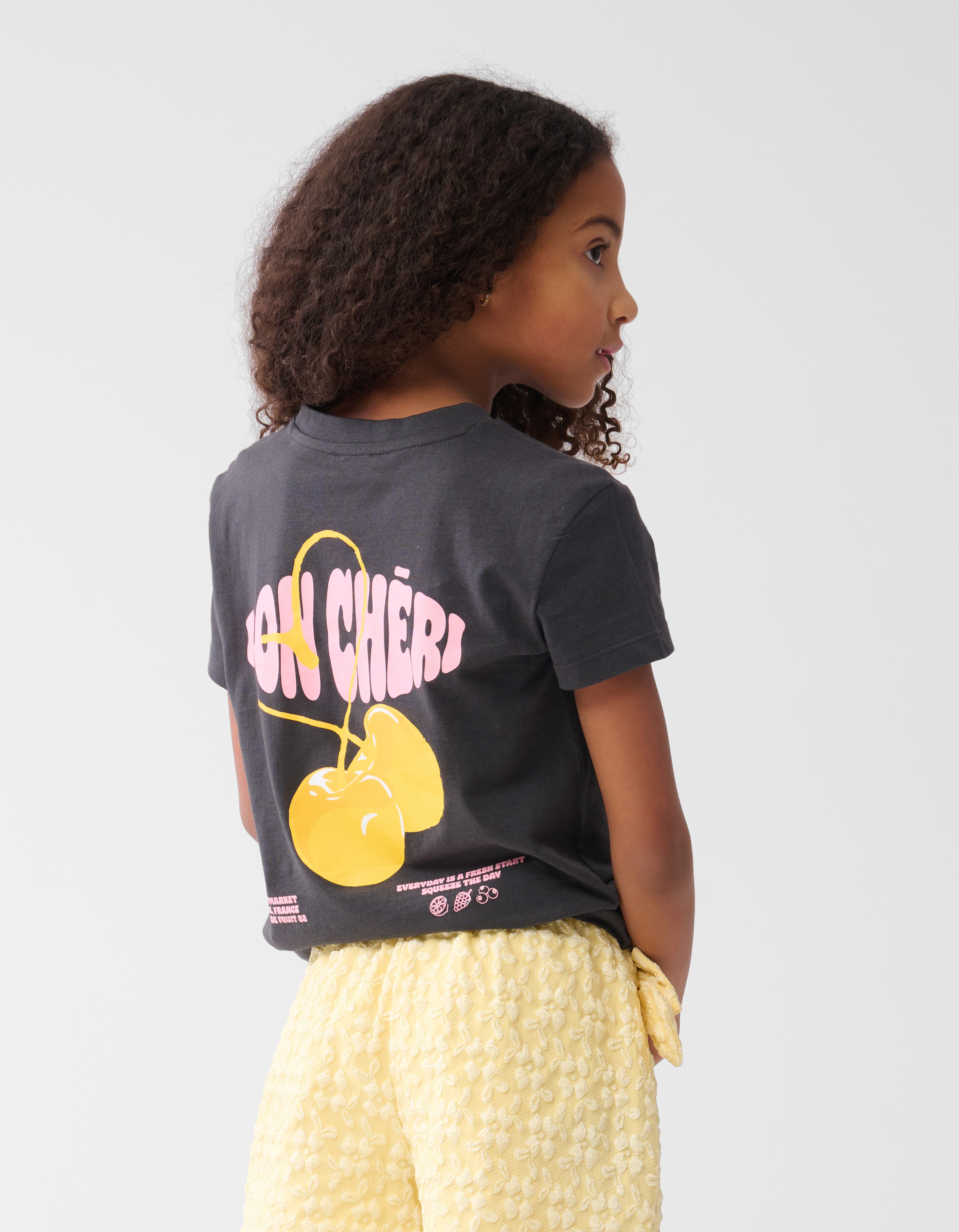 Artwork T-shirt Donkergrijs SHOEBY GIRLS