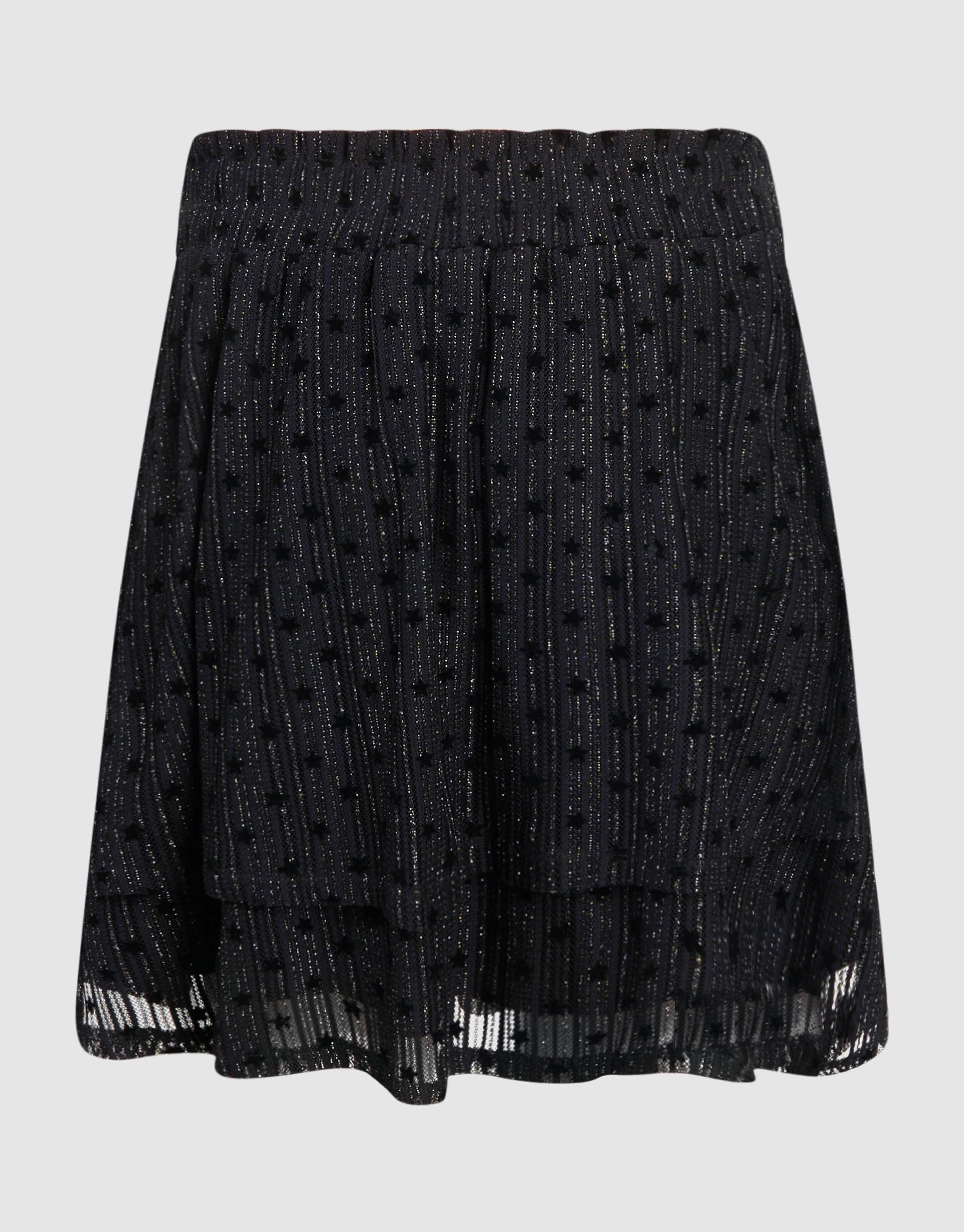 Glitter Mesh Rok Zwart SHOEBY GIRLS