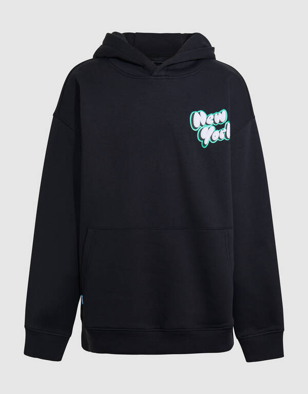 New York Artwork Hoodie Zwart SHOEBY BOYS