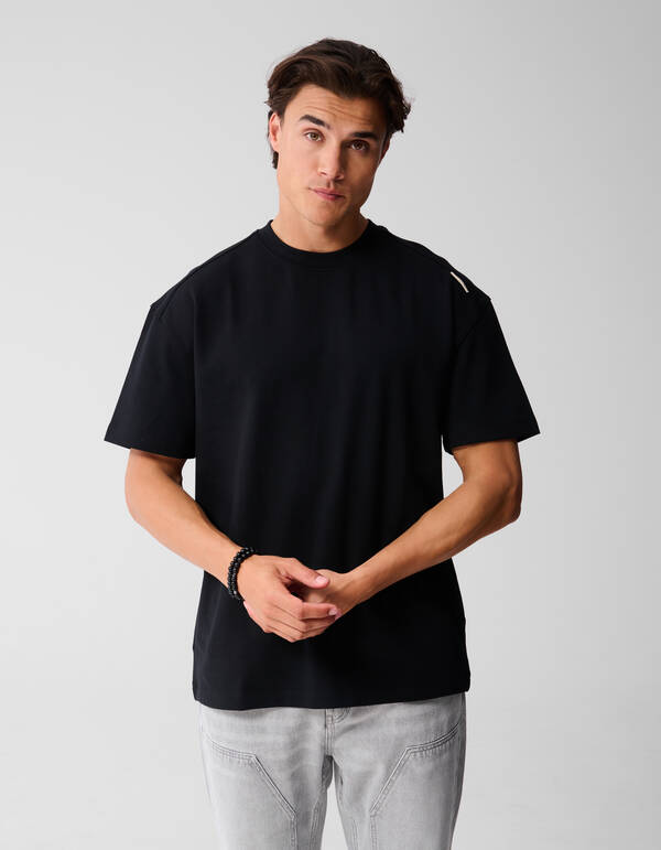 Label T-shirt Zwart SHOEBY MEN