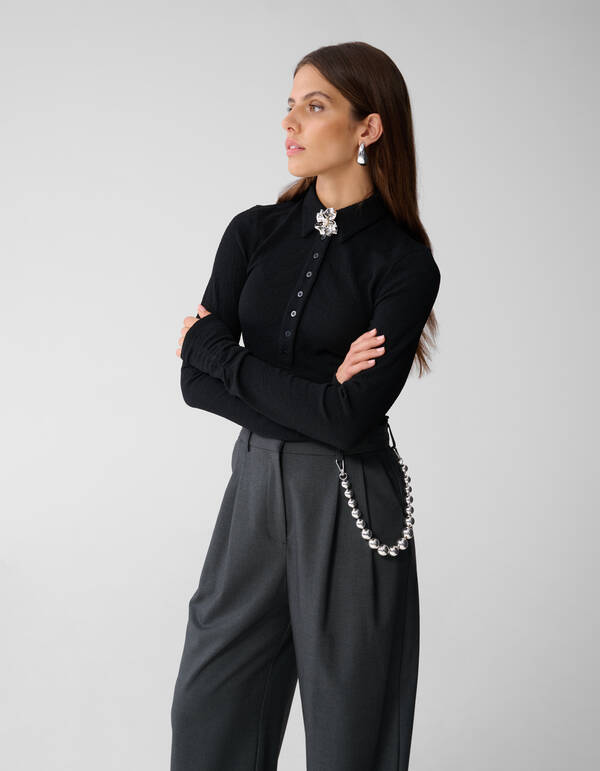 Beaded Clip Zilver SHOEBY ACCESSOIRES