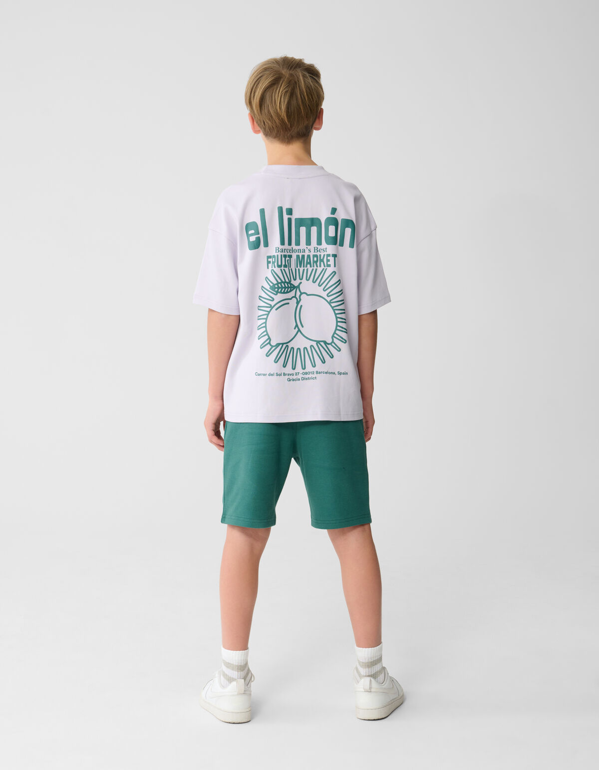 Limon Artwork T-shirt Wit SHOEBY BOYS