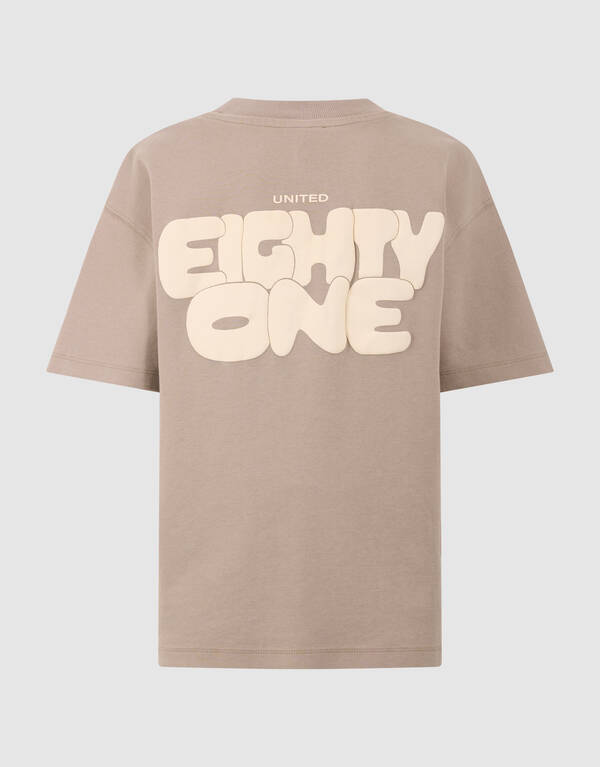 Spark Washed T-shirt Taupe SHOEBY BOYS