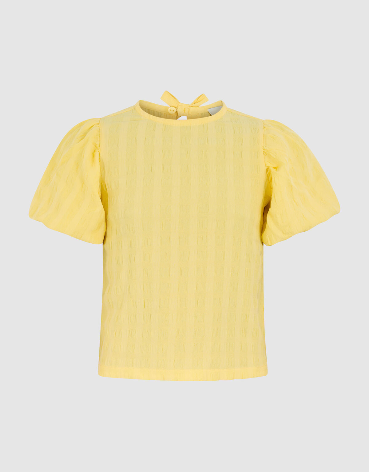 Crinkle Strik Top Lichtgeel SHOEBY GIRLS