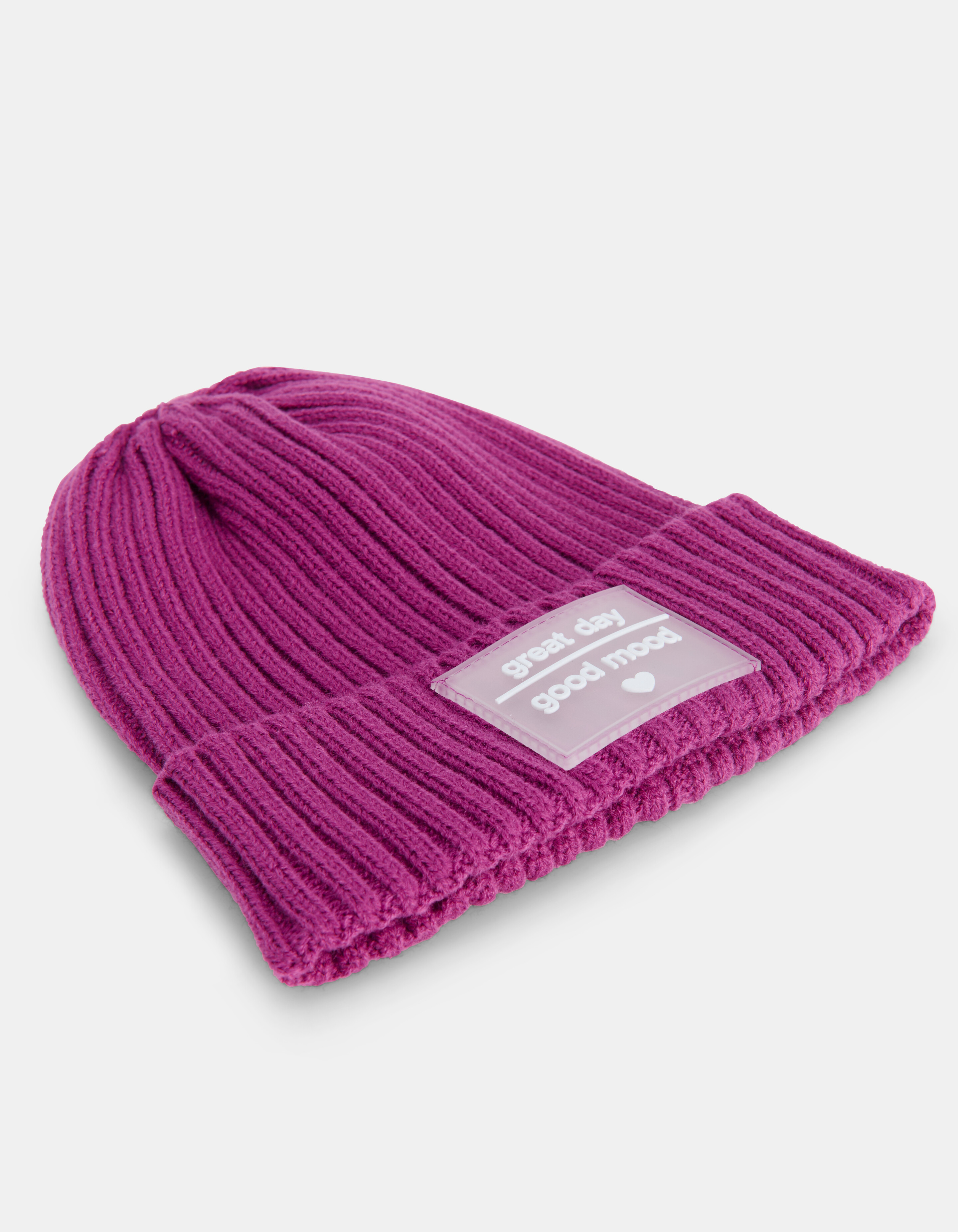 Gebreide Beanie Paars SHOEBY ACCESSOIRES