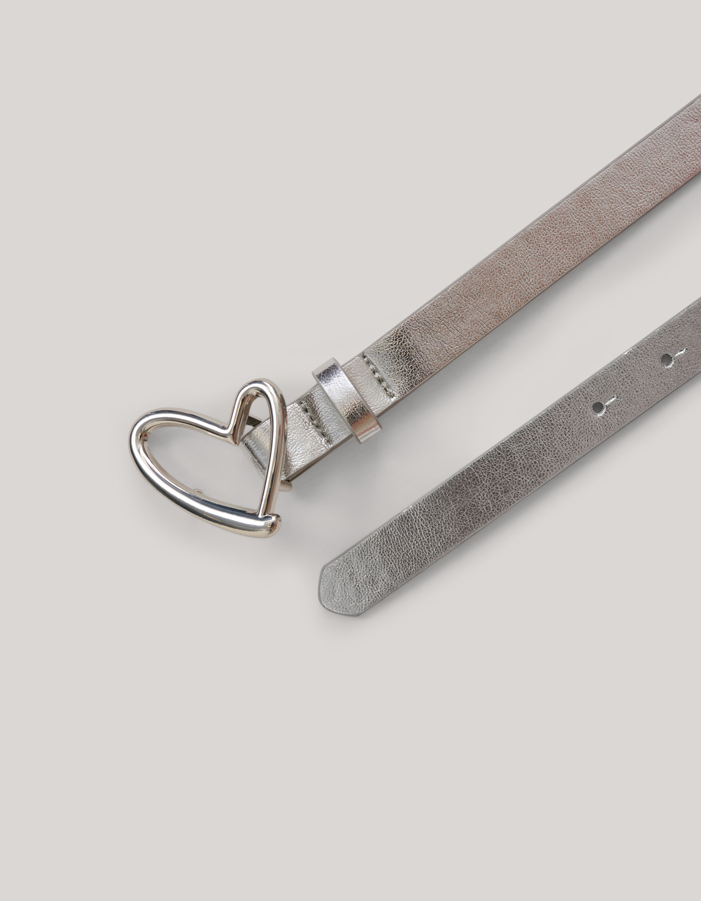 Open Heart Riem Zilver SHOEBY ACCESSOIRES