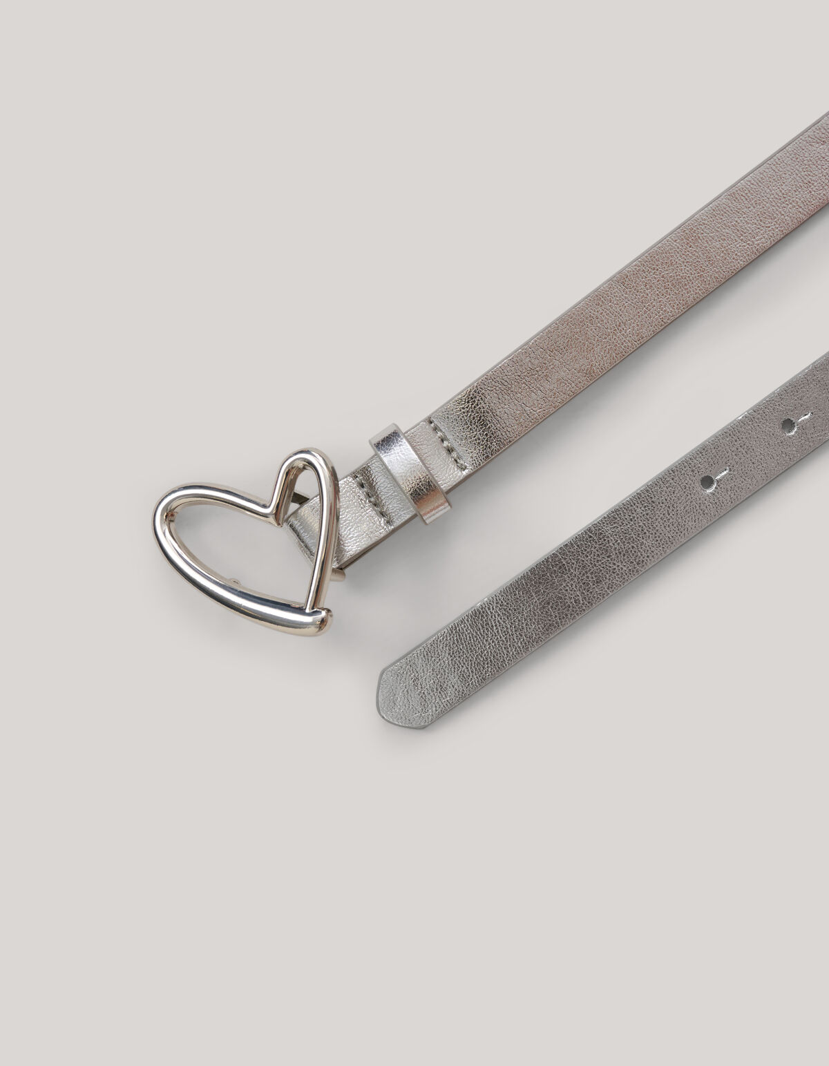 Open Heart Riem Zilver SHOEBY ACCESSOIRES