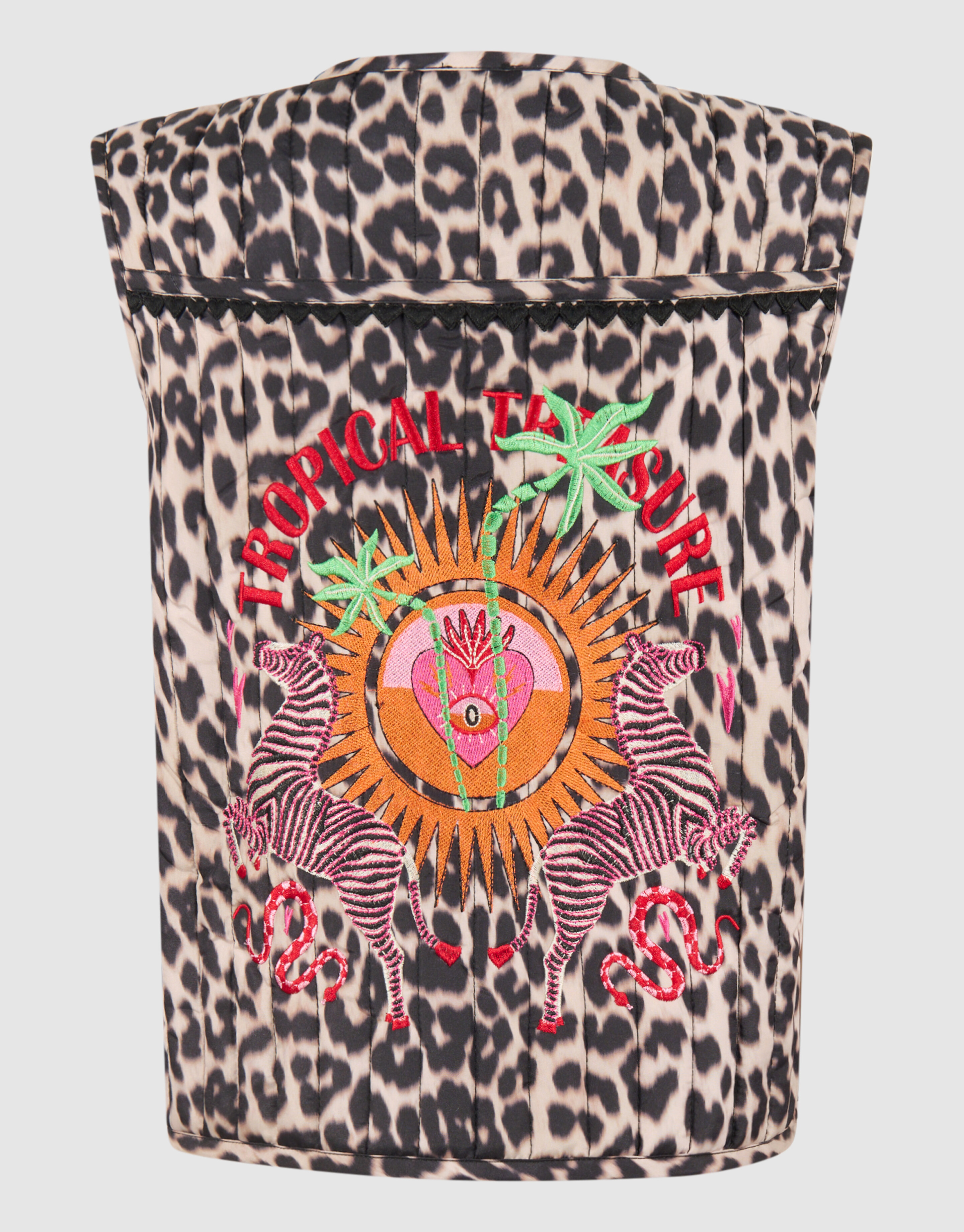 Leopard Printed Gilet Bruin By Lizzy SHOEBY GIRLS