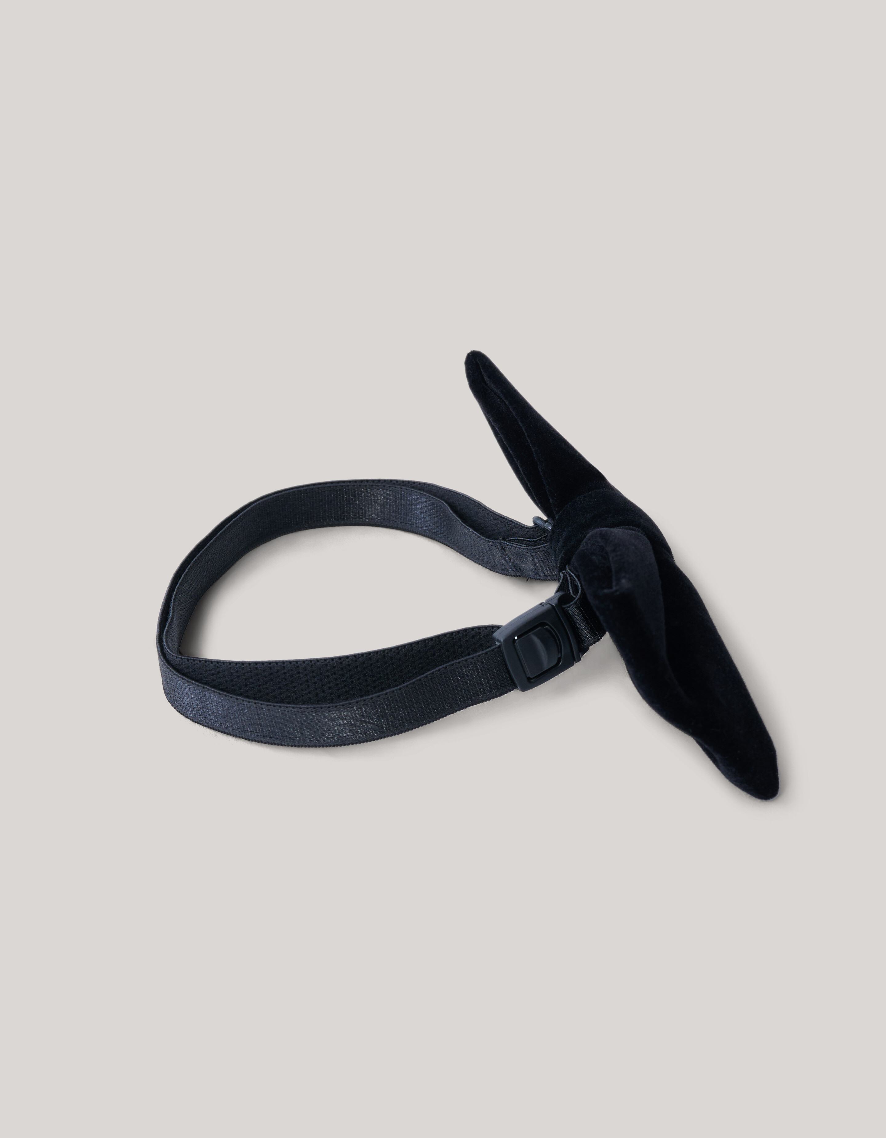 Velours Vlinderstrik Zwart SHOEBY ACCESSOIRES