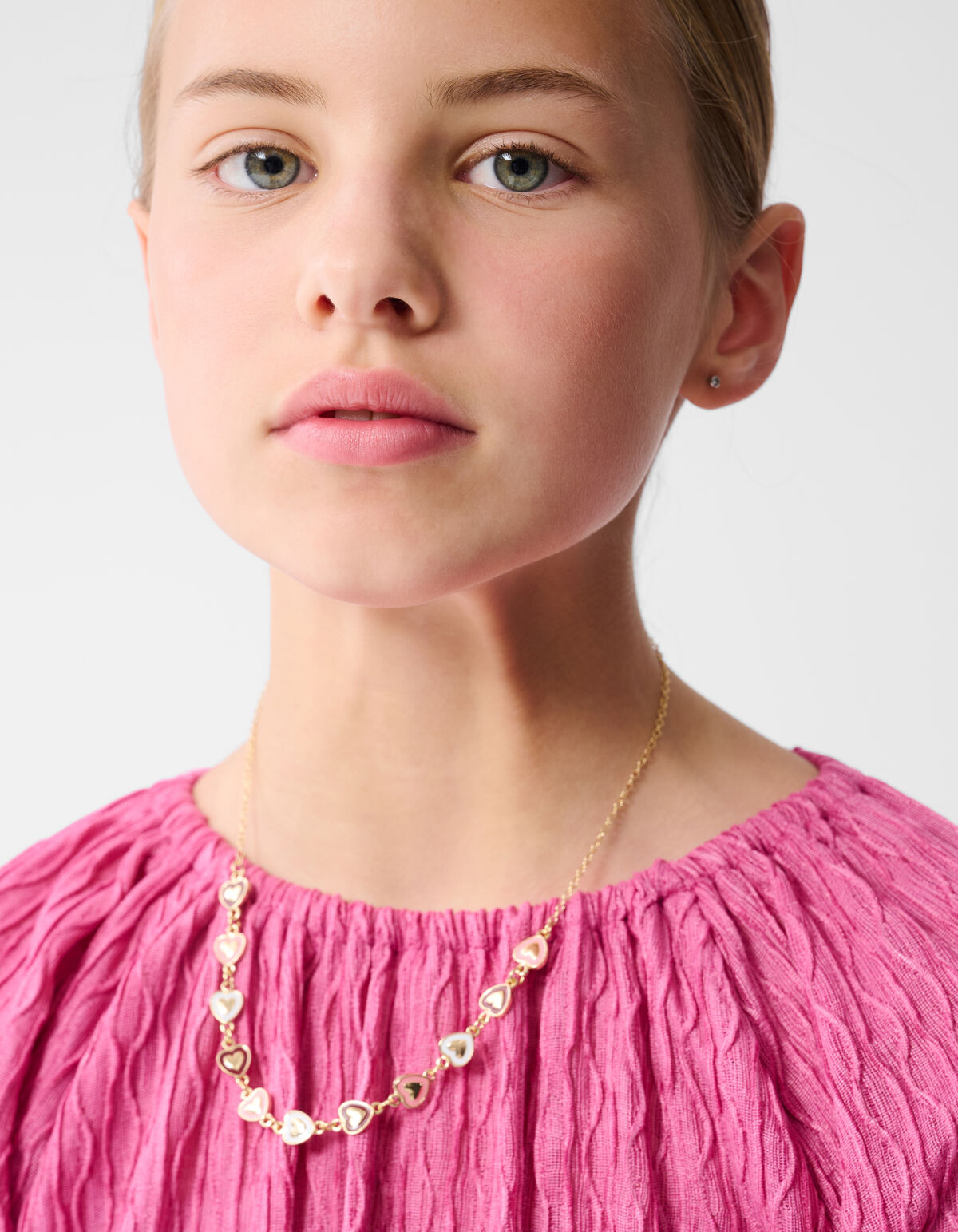 Wavy Structuur Jurk Roze SHOEBY GIRLS