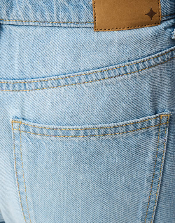 Soft Wide Leg Fit Jeans Bleached SHOEBY WOMEN