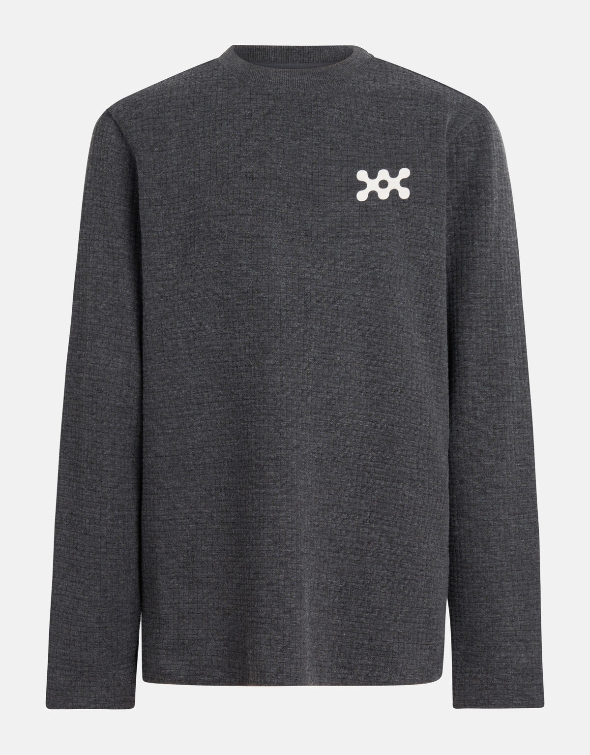 Structuur Longsleeve Donkergrijs SHOEBY BOYS