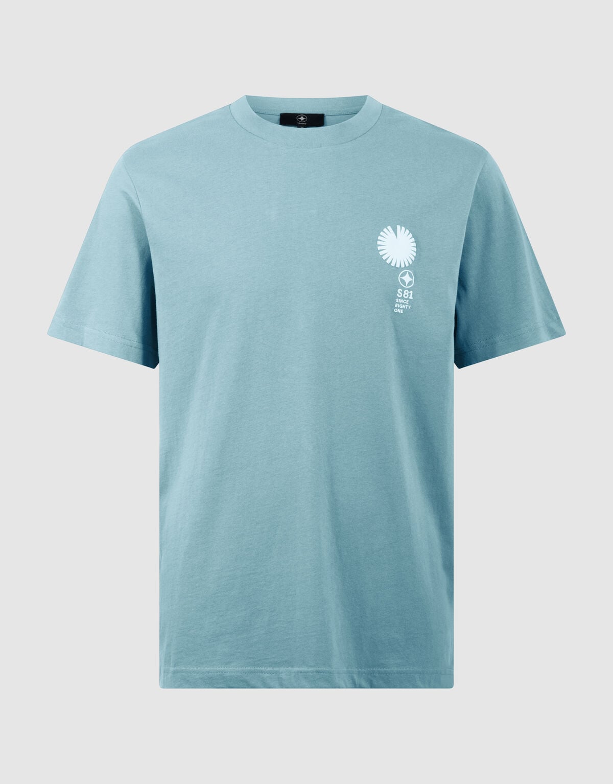 Radar Artwork T-shirt Lichtblauw SHOEBY MEN