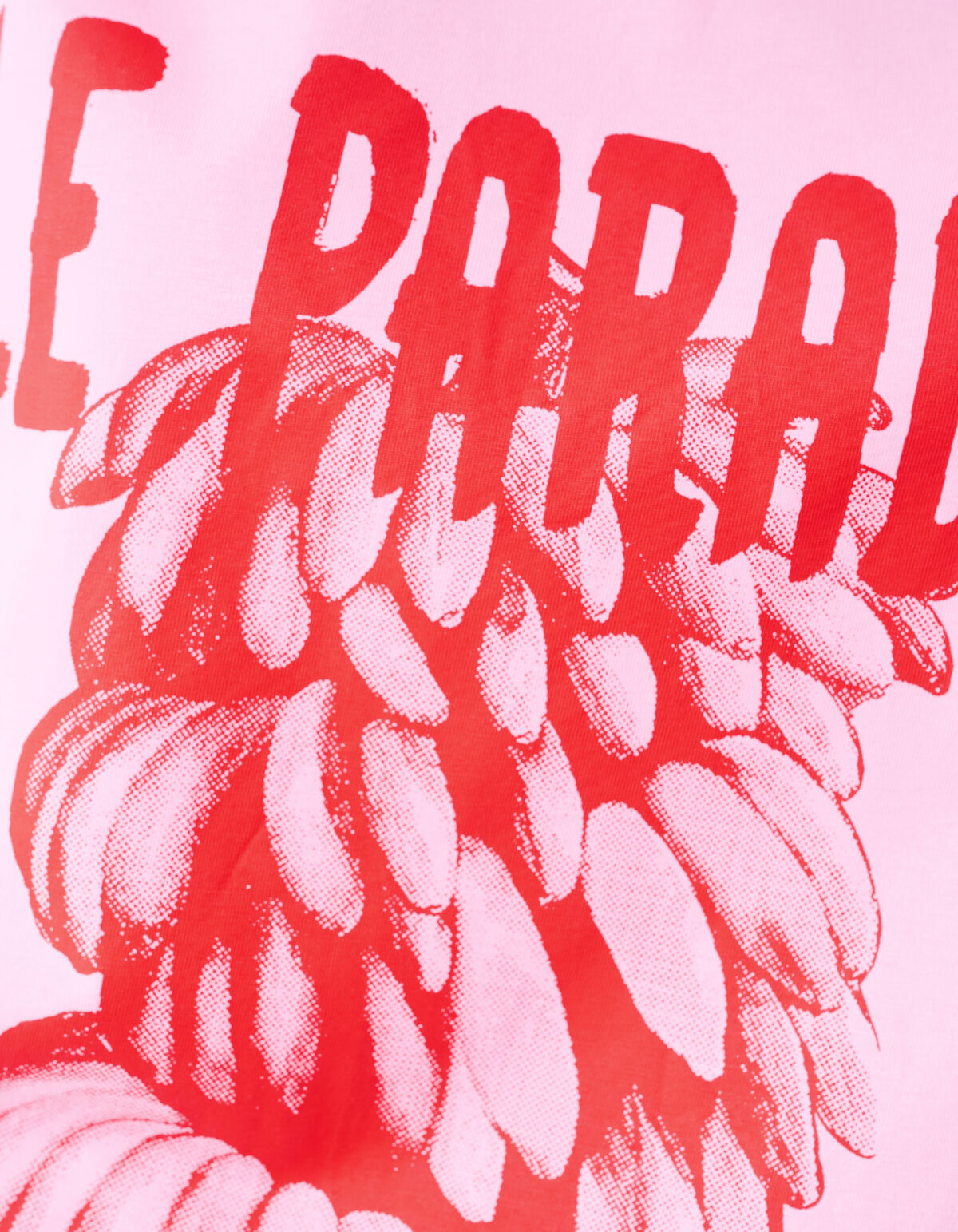 Oversized Artwork T-shirt Roze By Lizzy SHOEBY WOMEN