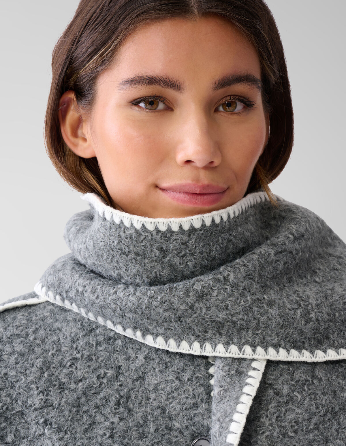 Sjaal Jas Grijs SHOEBY WOMEN