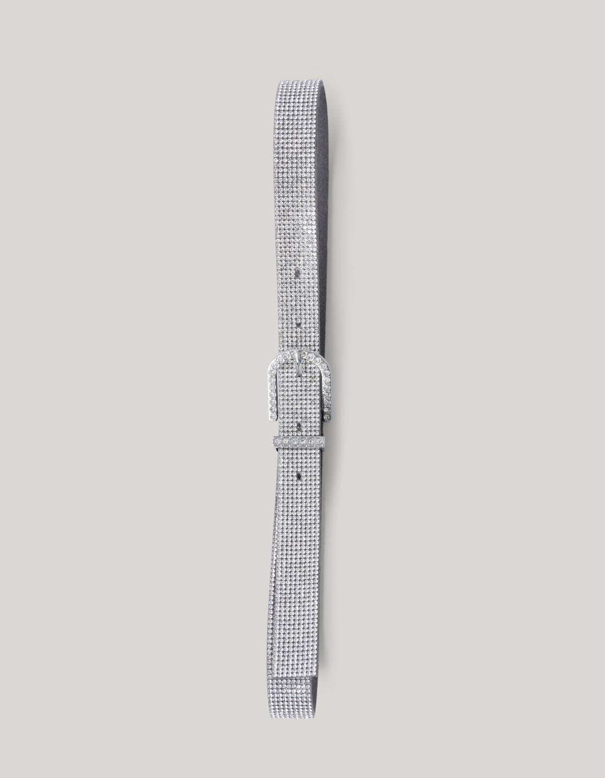 Strass Riem Zilver SHOEBY ACCESSOIRES