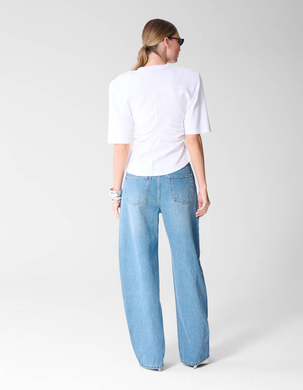 Waisted T-shirt Wit SHOEBY WOMEN