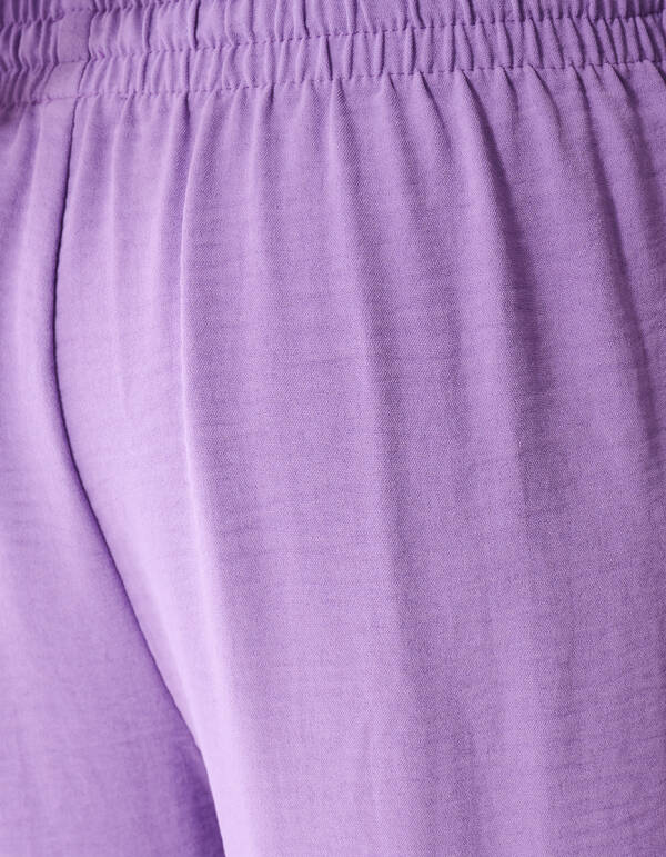 Twist Wide Leg Broek Paars SHOEBY GIRLS