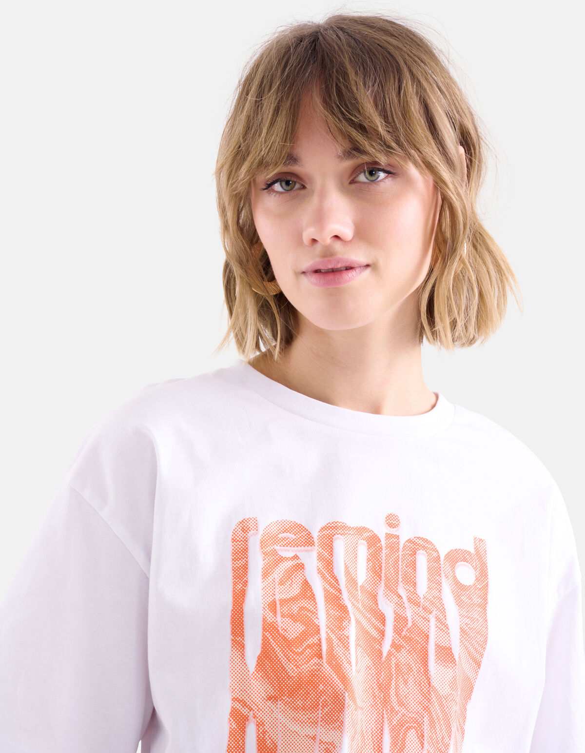 Artwork T-shirt Wit SHOEBY WOMEN