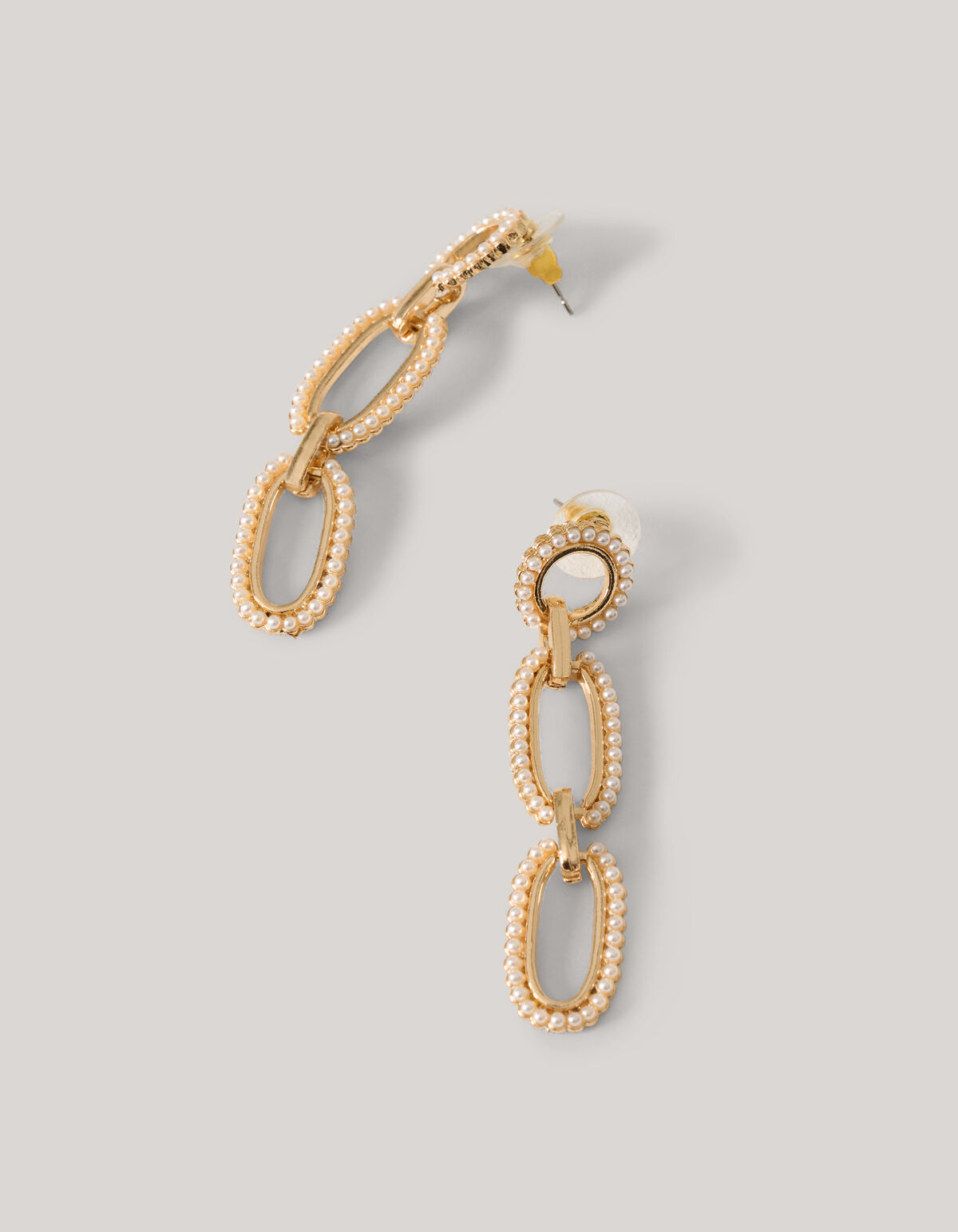 Pearly Chain Oorbellen Goud SHOEBY ACCESSOIRES