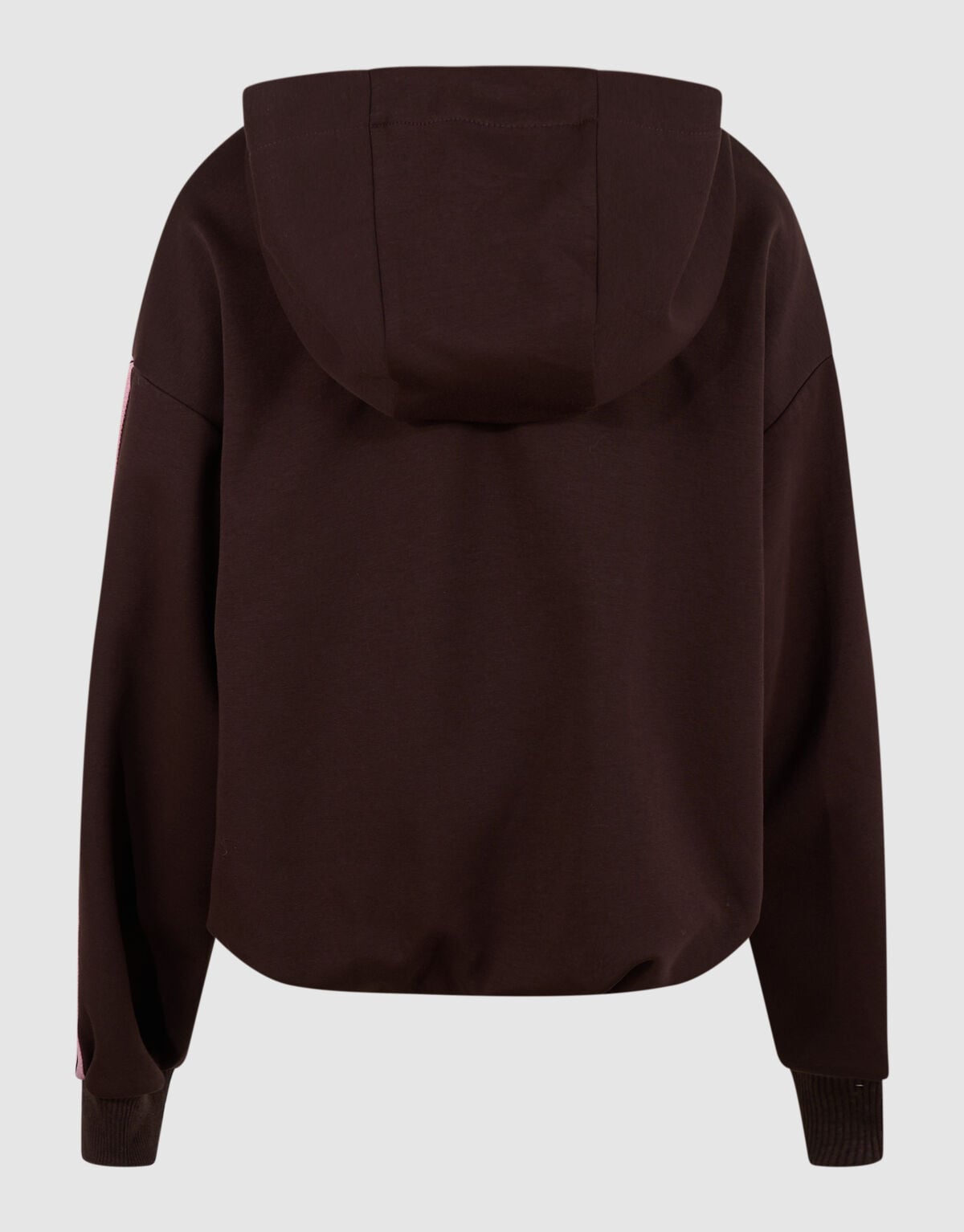 Tape Balloon Fit Hoodie Donkerbruin SHOEBY GIRLS