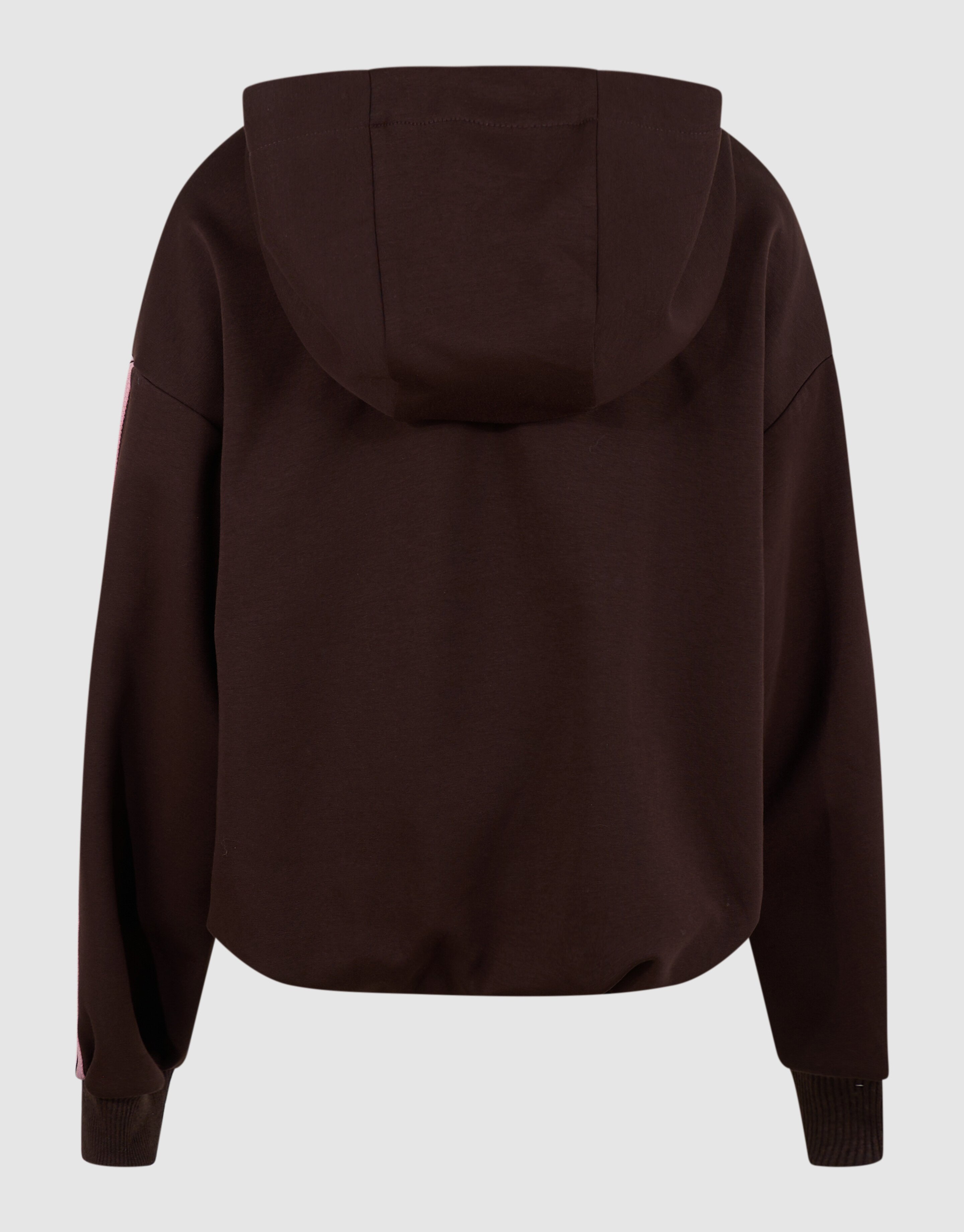 Tape Balloon Fit Hoodie Donkerbruin SHOEBY GIRLS