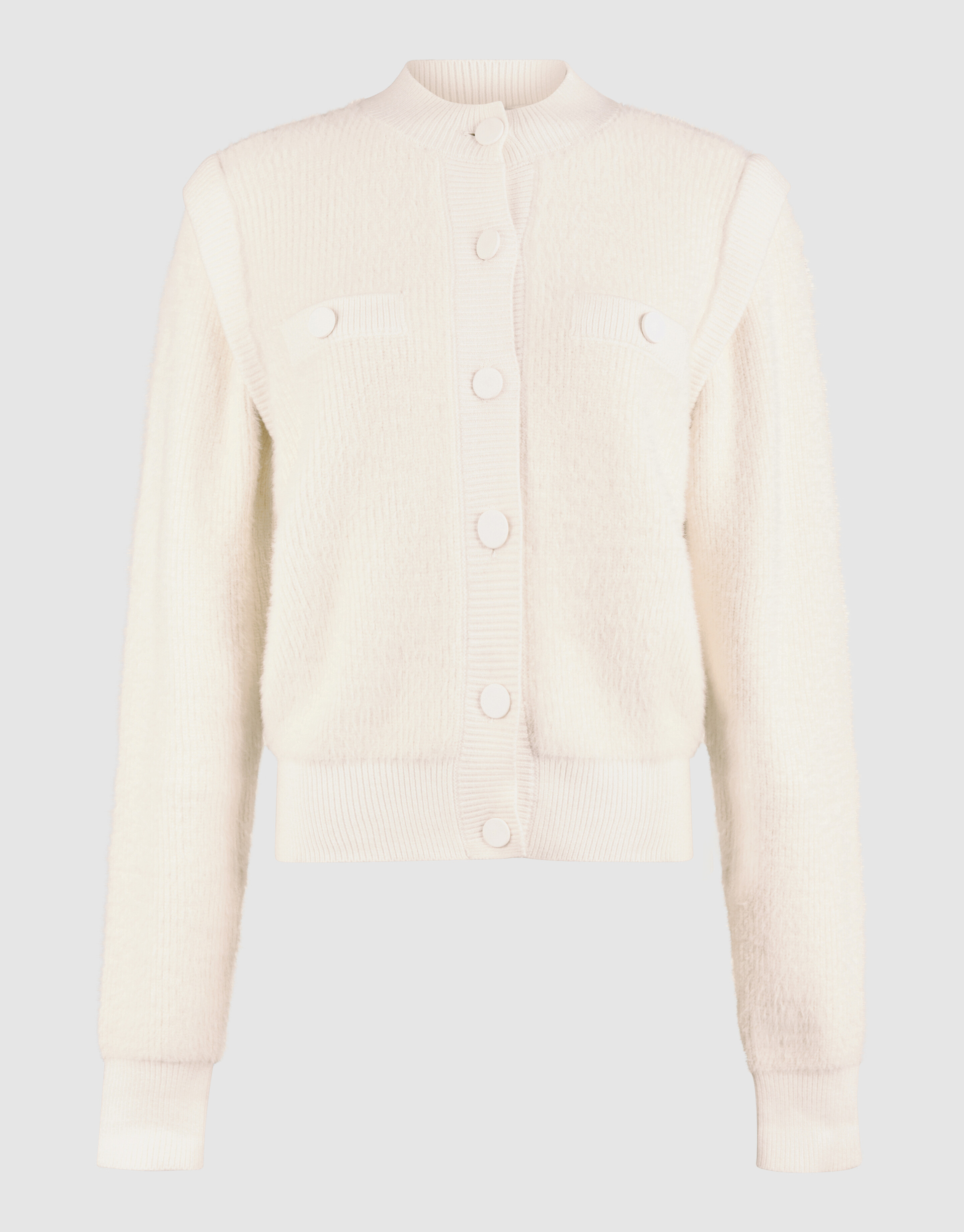Button Vest Gebroken Wit By Mieke SHOEBY WOMEN