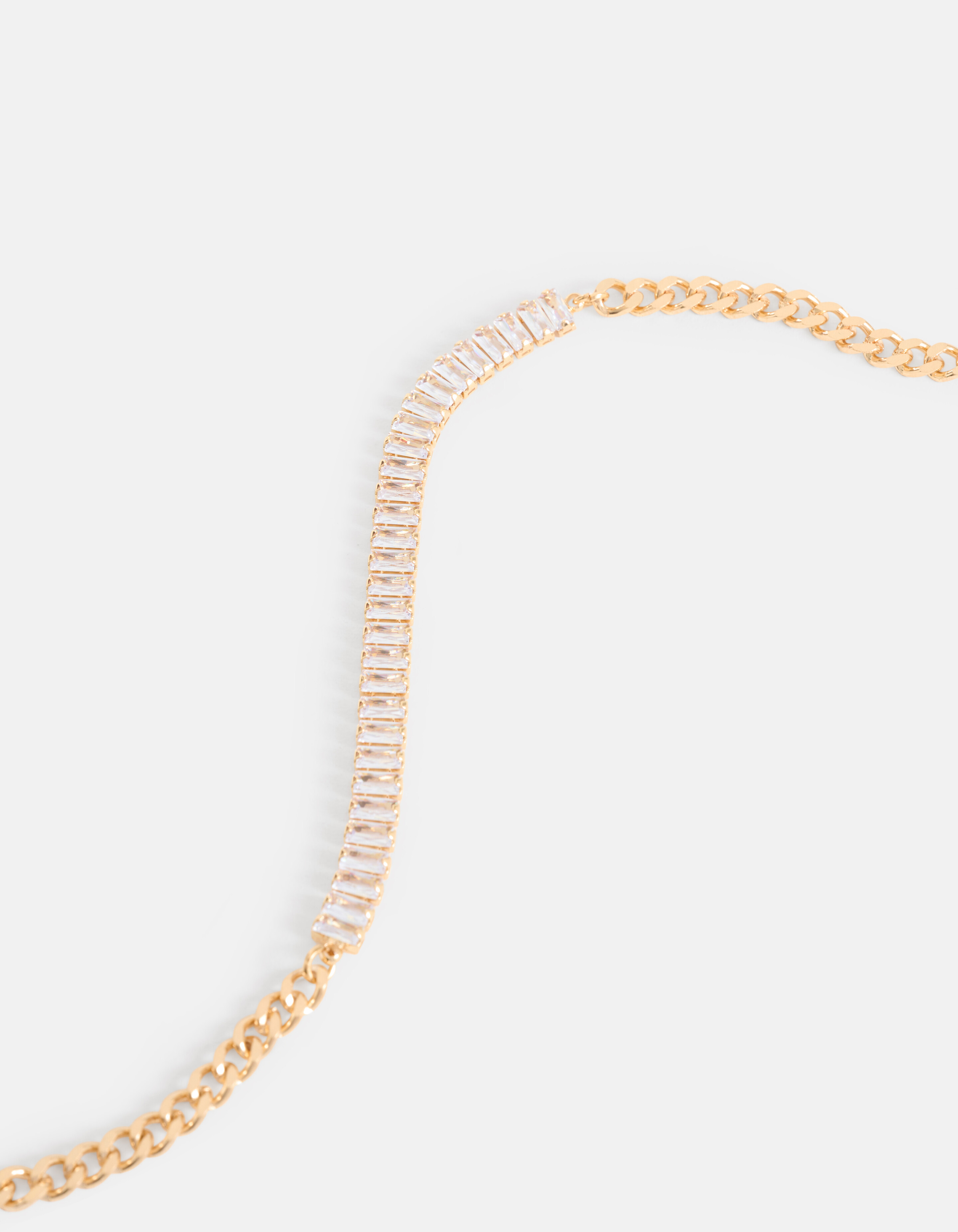 Strass Chain Ketting Goud SHOEBY ACCESSOIRES