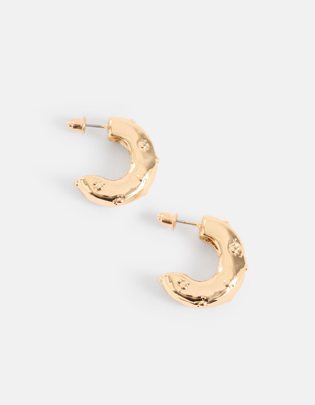 Bulky Dotted Oorbellen Goud SHOEBY ACCESSOIRES