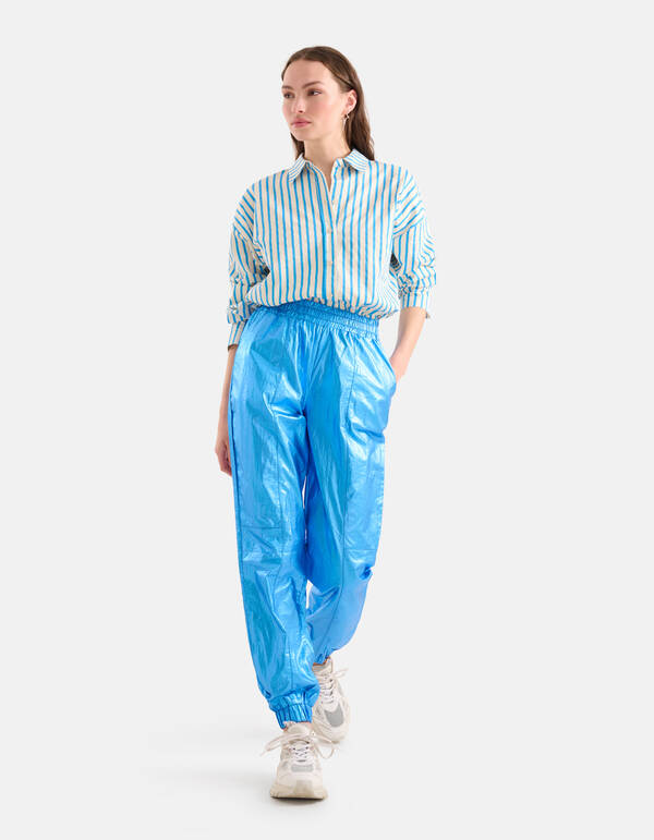 Metallic Jogger Blauw SHOEBY WOMEN