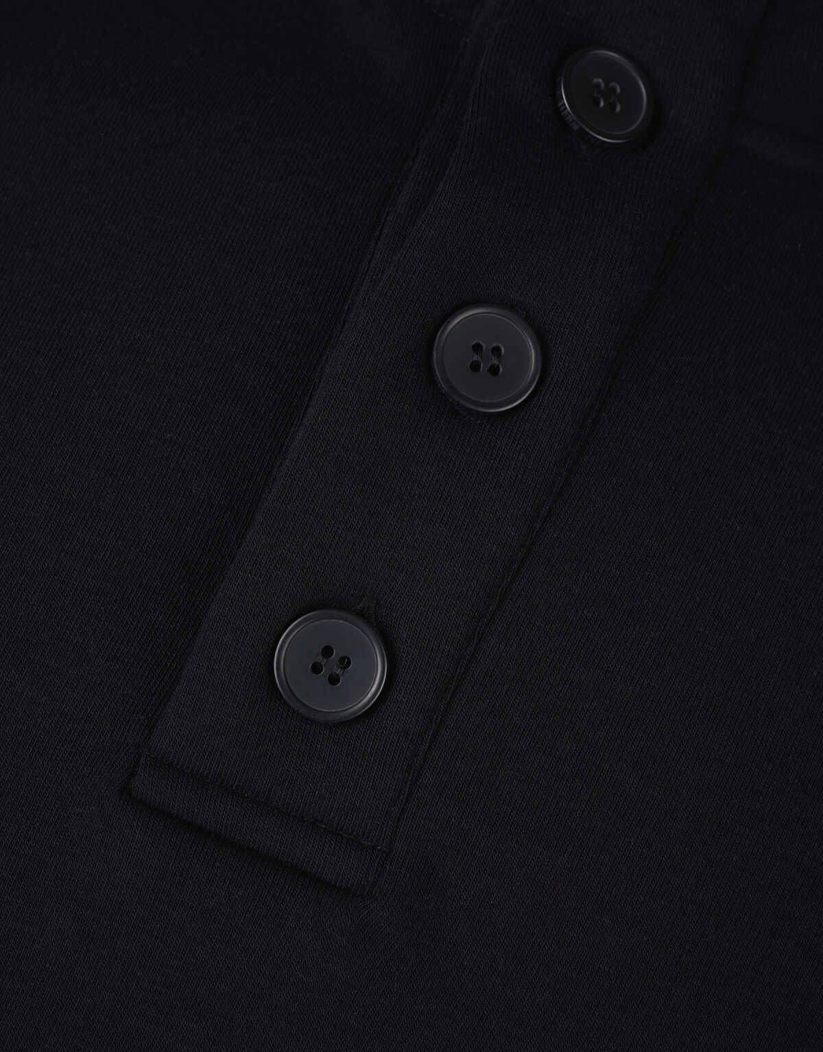 Knopen Sweater Zwart SHOEBY MEN