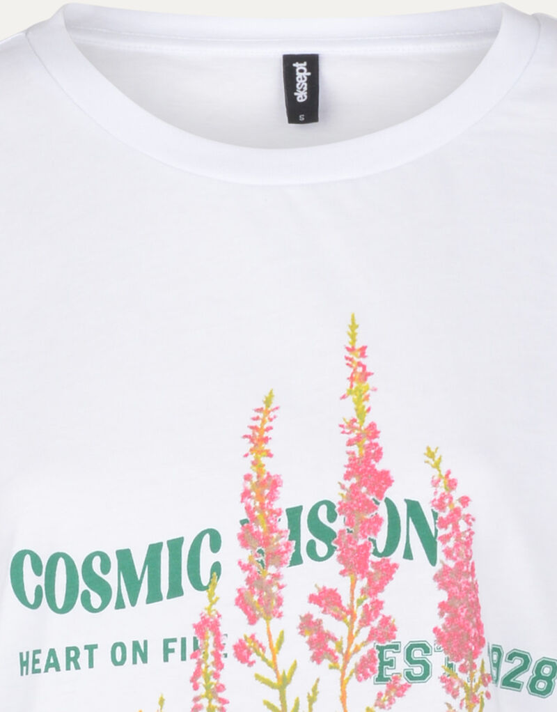 Flower Artwork T- Shirt