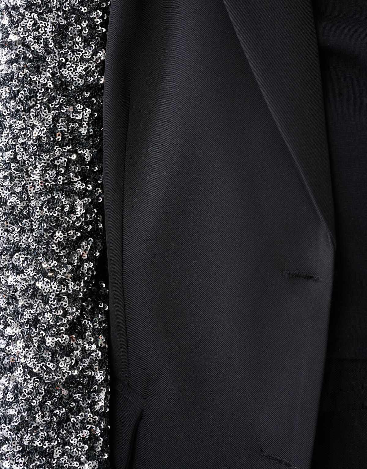 Sequin Mix Blazer Zwart SHOEBY GIRLS