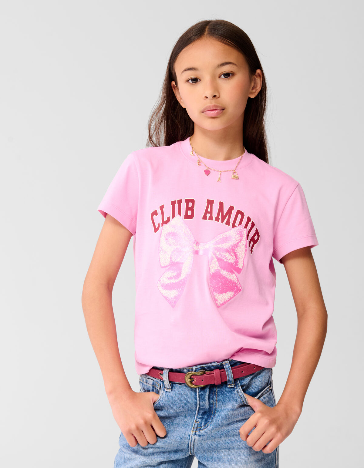 Club Amour T-shirt Roze SHOEBY GIRLS