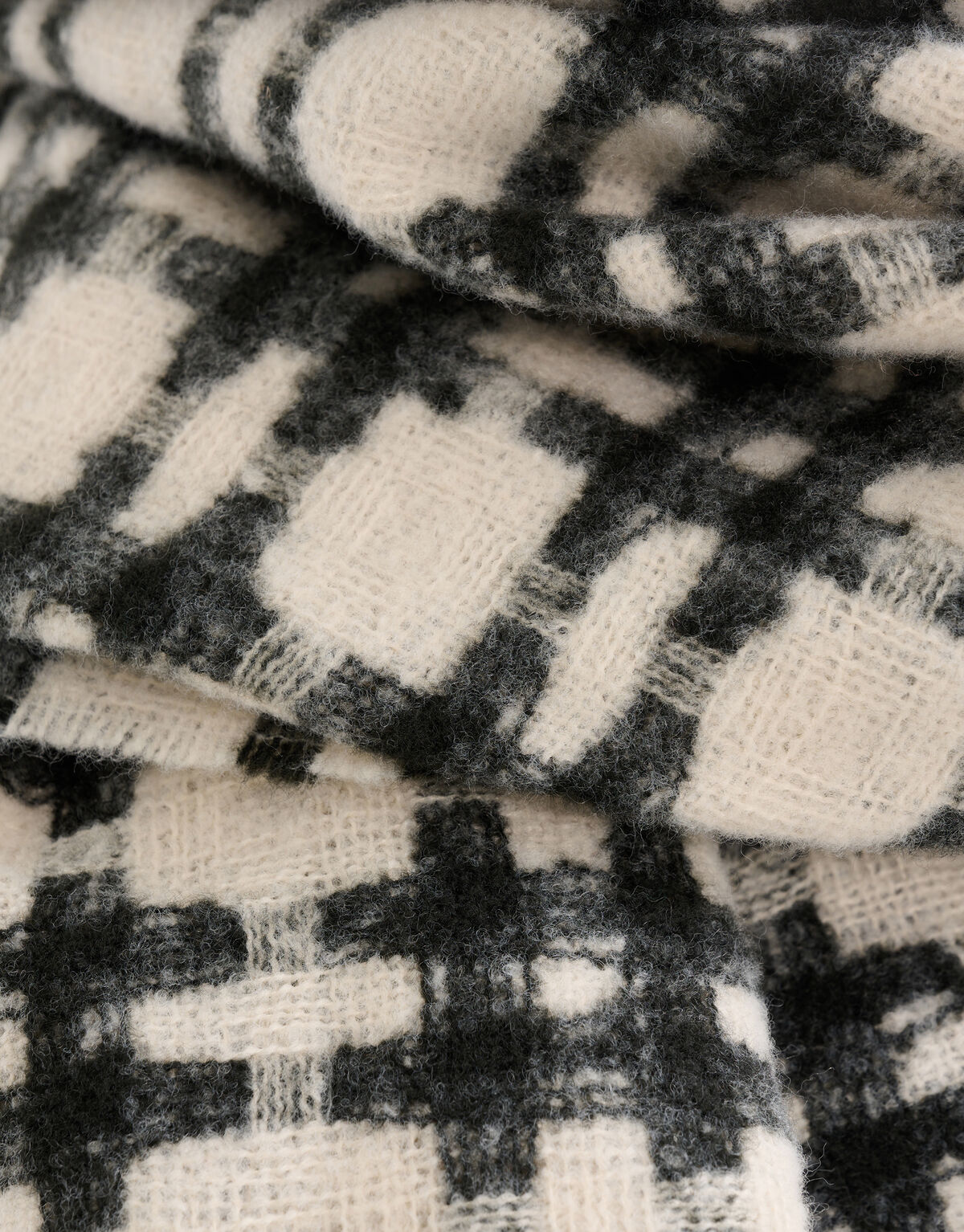 Ruiten Sjaal Zwart/Wit SHOEBY ACCESSOIRES