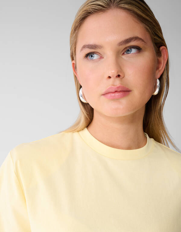 Padded T-shirt Lichtgeel SHOEBY WOMEN