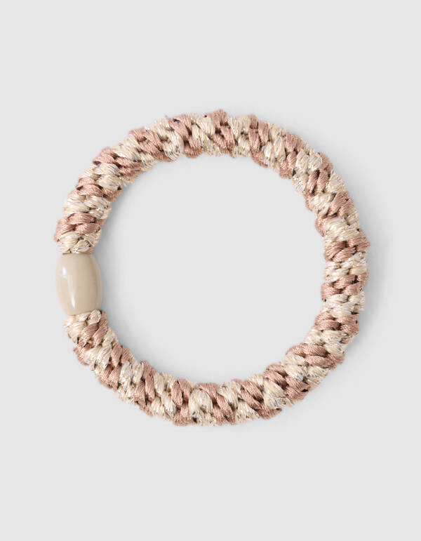 Lurex Haarelastiek Bruin SHOEBY ACCESSOIRES