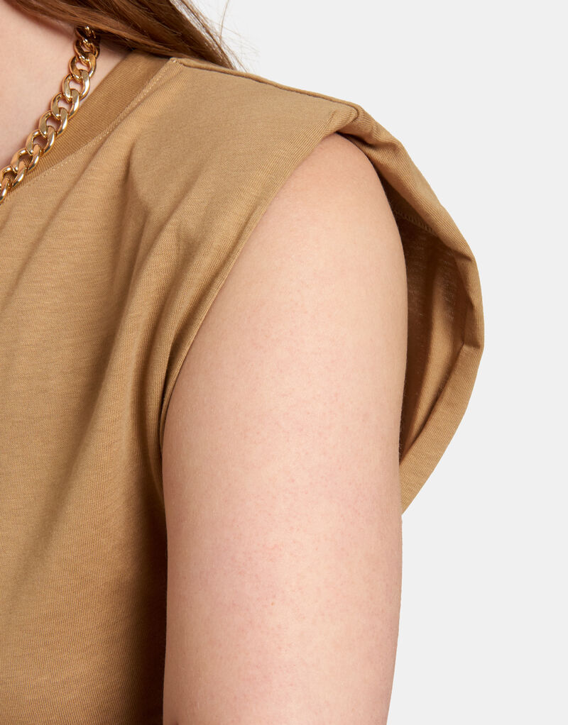 Shoulder Padding T-shirt