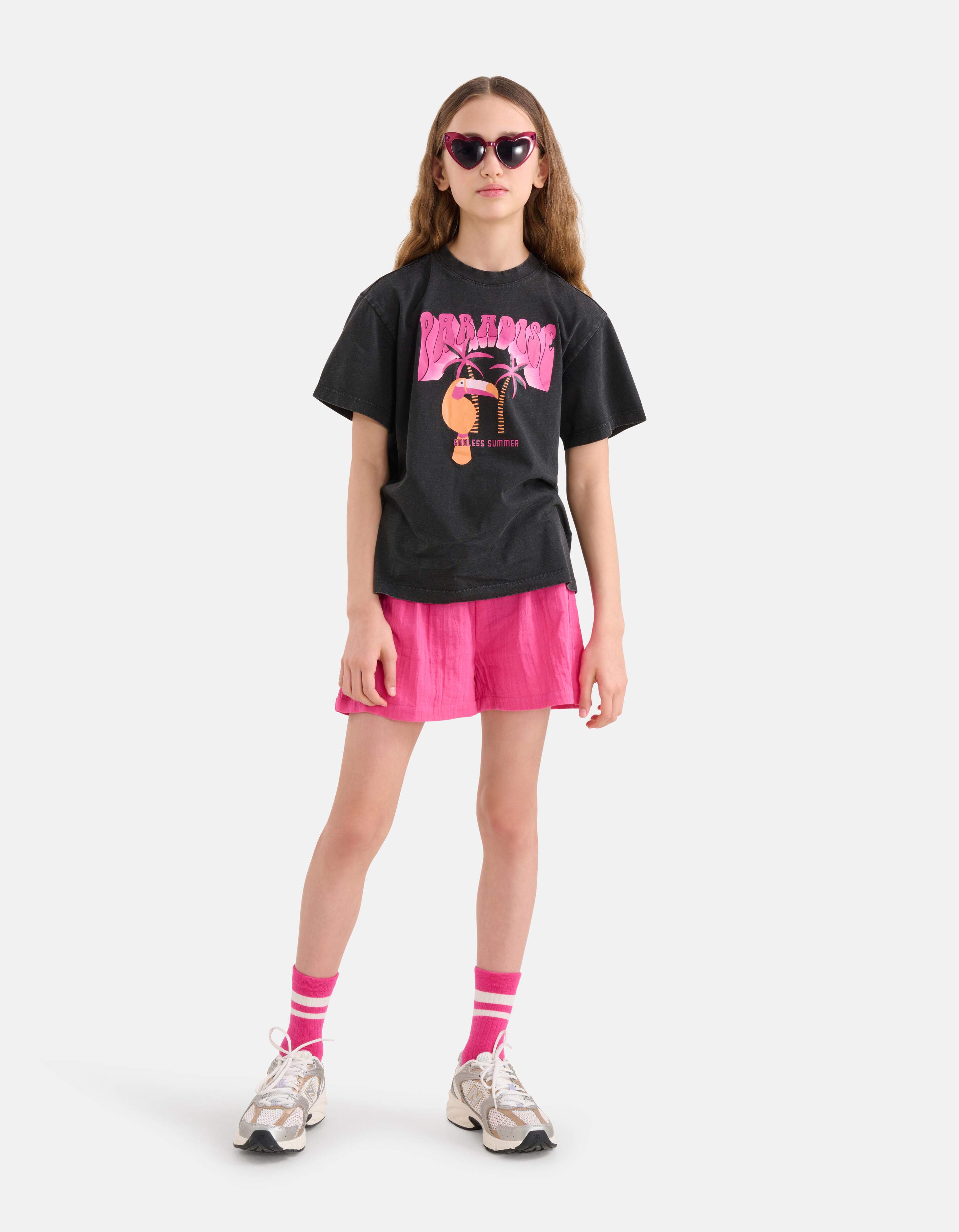 Artwork T-shirt Zwart SHOEBY GIRLS