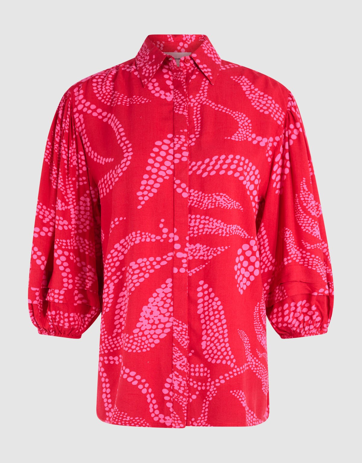 Printed Blouse Rood SHOEBY WOMEN