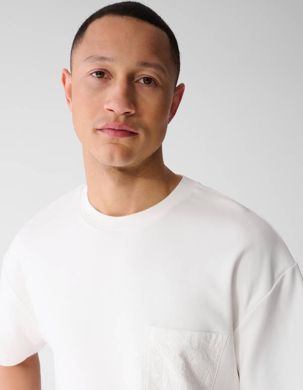 Spark Pocket T-shirt Wit SHOEBY MEN