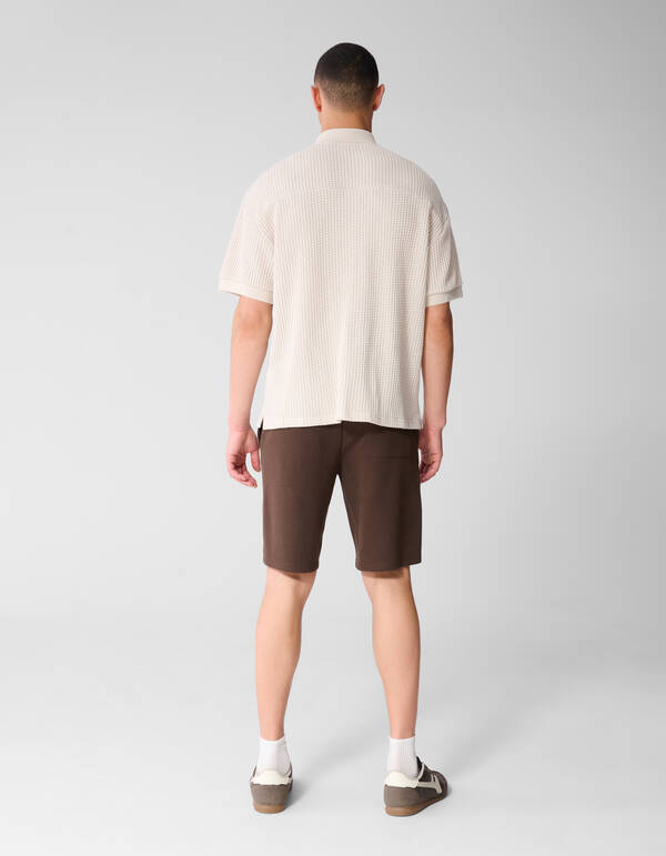 Heavy Waffle Polo Zand SHOEBY MEN