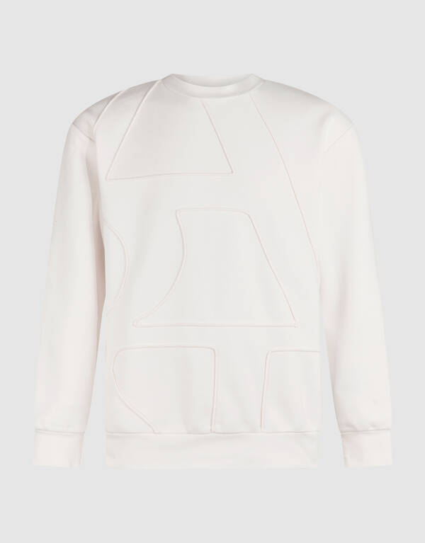 Cord Artwork Sweater Gebroken Wit SHOEBY MEN