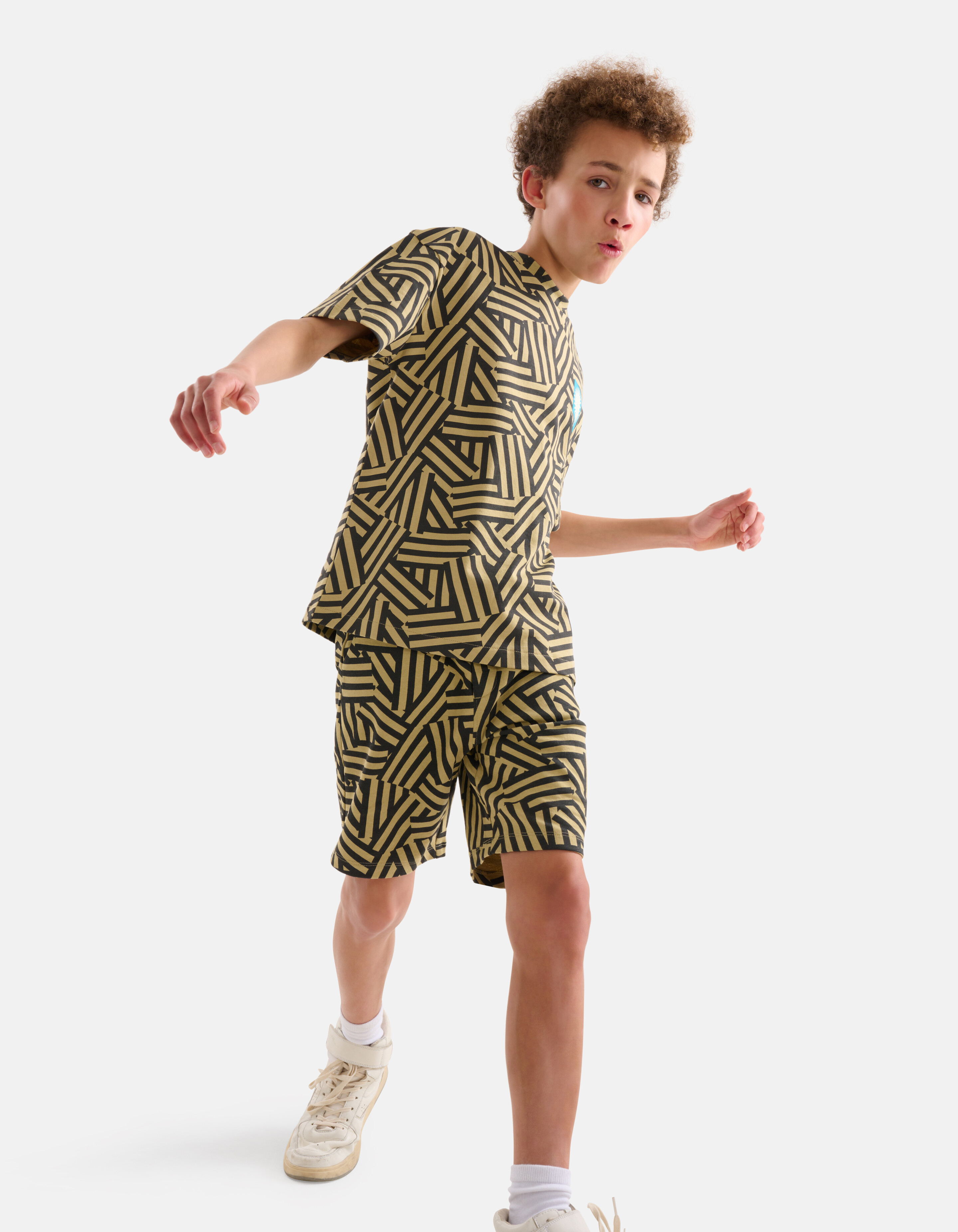 Geometrisch Short Zand SHOEBY BOYS