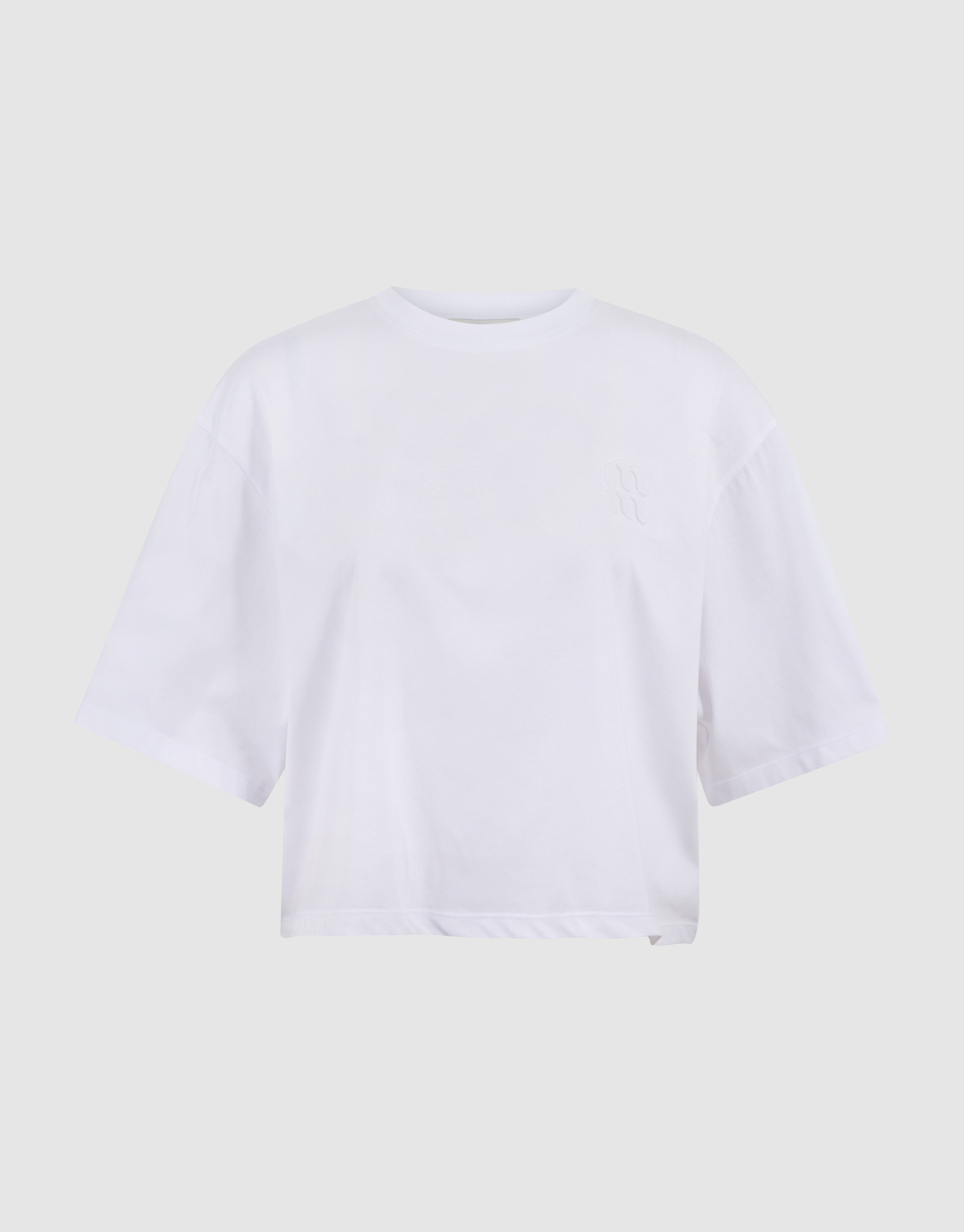 Oversized Logo T-shirt Wit By Mieke SHOEBY WOMEN